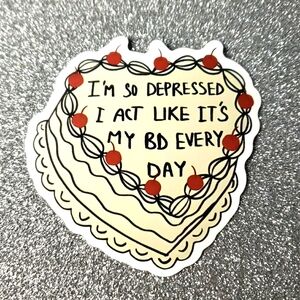 10/$10 Taylor Swift Waterproof Sticker Tortured Poets Department